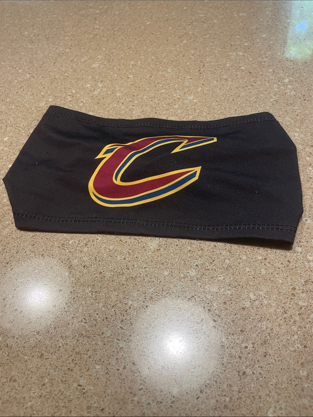 Cleveland Cavaliers Headband with Maroon and Gold C Accent
